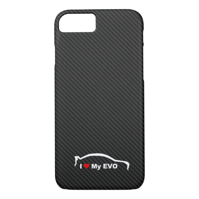 I Love My EVO Case-Mate iPhone Case (Back)