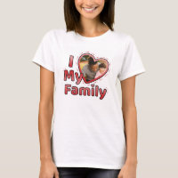 I Love My Family Custom Photo