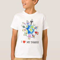 I love my Family T-shirt