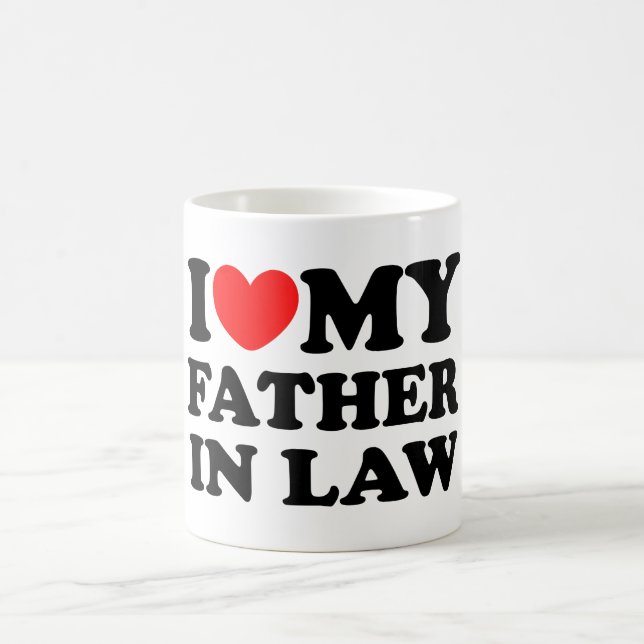 I Love My Father In Law Coffee Mug (Center)