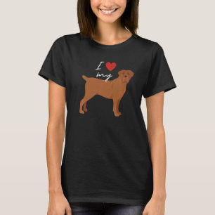 I Love My Fawn Cane Corso Dog T-Shirt