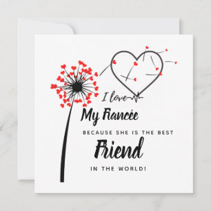 I Love My fiancée - Personalized Best Friend Cute