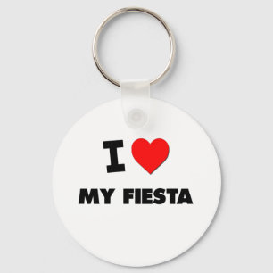 I Love My Fiesta Keychain