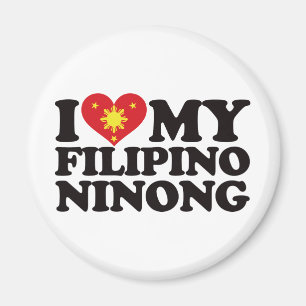 I Love My Filipino Ninong Magnet