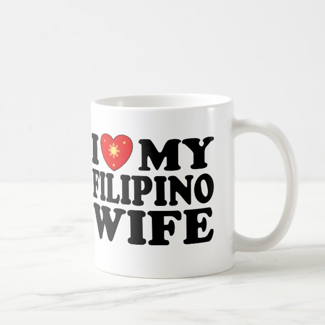I Love My Filipino Wife Coffee Mug (Right)