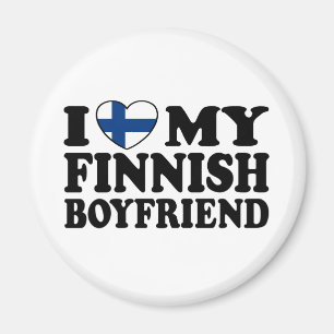 I Love My Finnish Boyfriend Magnet