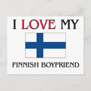 I Love My Finnish Boyfriend Postcard