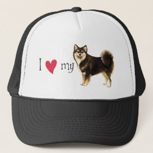 I Love my Finnish Lapphund Trucker Hat