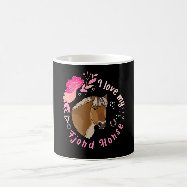 I love my Fjord Horse Gift Coffee Mug (Center)
