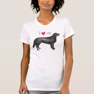 I Love my Flat-Coated Retriever T-Shirt