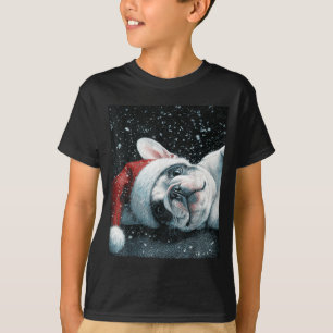 I Love My French Bulldog Christmas Cute  T-Shirt