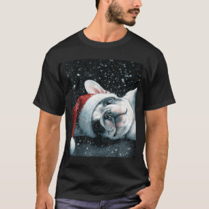 I Love My French Bulldog Christmas Cute T-Shirt
