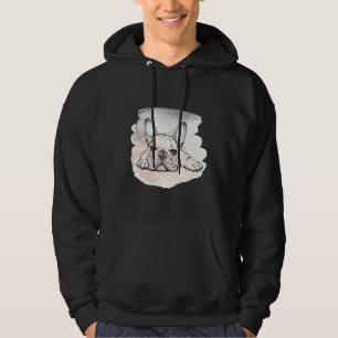 I Love My French Bulldog Cute Frenchie Dog Mom Hoodie