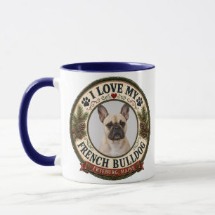I Love My French Bulldog Personalized Pet Photo Mug
