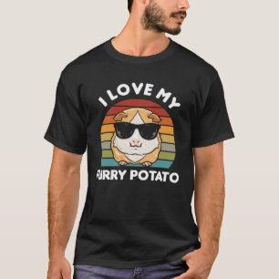 I Love My Furry Potato Guinea Pig T-Shirt