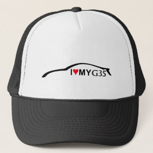I Love my G35 Baseball Cap Silhouette Logo