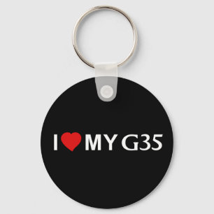 I Love my G35 Key-Chain Keychain
