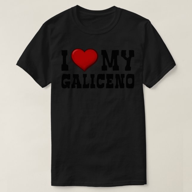 I love my Galiceno Horse Breed T-Shirt (Design Front)
