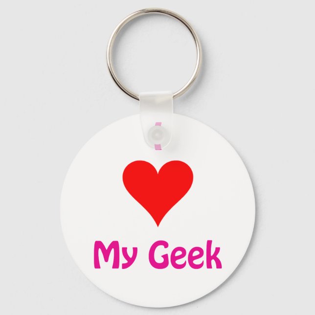 I love my Geek Keychain (Front)