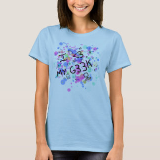 I love my geek t-shirt