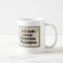 I Love My German Ancestors Mug