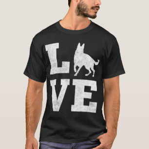 I Love My German Shepherd Funny Pet Dog Lover Gift T-Shirt