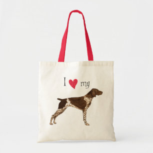 I Love my German Shorthaired Pointer Tote Bag