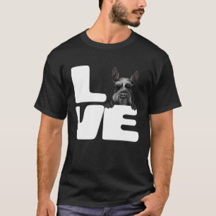 I Love My Giant Schnauzer Dog T-Shirt