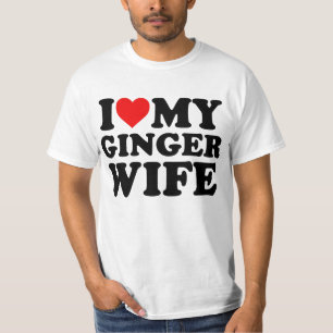 I Love My Ginger Wife T-Shirt