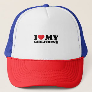 I Love My Girlfriend Classic Trucker Hat