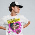 I love my Girlfriend custom photo text y2k<br><div class="desc">Create your own I love my girlfriend shirt. This shirt can be a cringe, funny bf anniversary gift. Force your boyfriend to wear this super cute tiktok trend shirt all the time. He will receive a lot of compliments at school and on Instagram. The "I love my girlfriend" shirt is...</div>