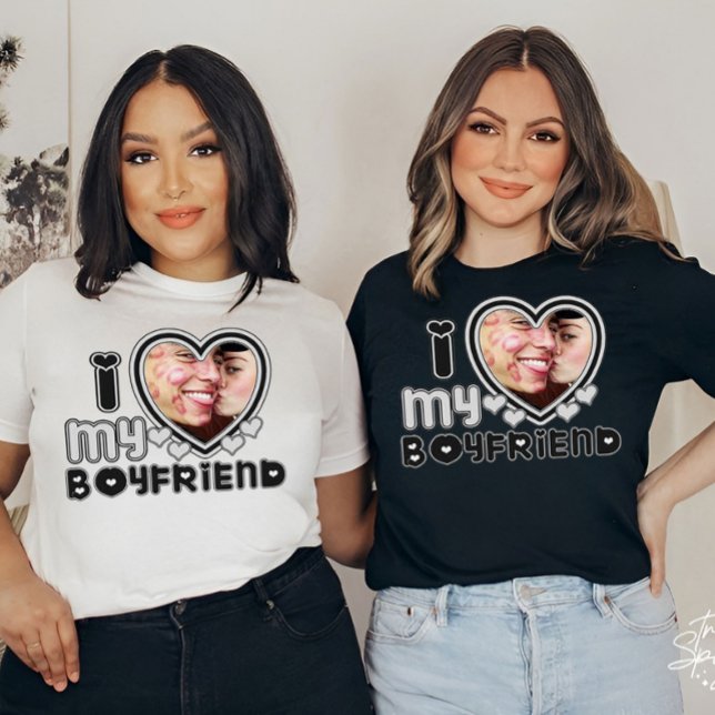 I Love My Girlfriend Custom T-Shirt (Creator Uploaded)