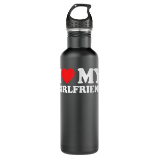 I Love My Girlfriend for Men and Boy 710 Ml Water Bottle
