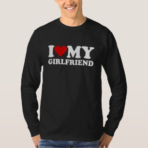 I Love My Girlfriend GF I Heart My Girlfriend GF T-Shirt