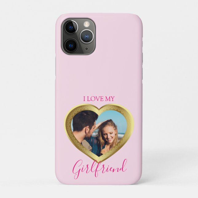 I love My Girlfriend Gift for Her Him Valentine Case-Mate iPhone Case (Back)
