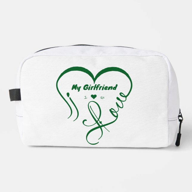 I Love My Girlfriend - I ♥ Us Dopp Kit (Front)