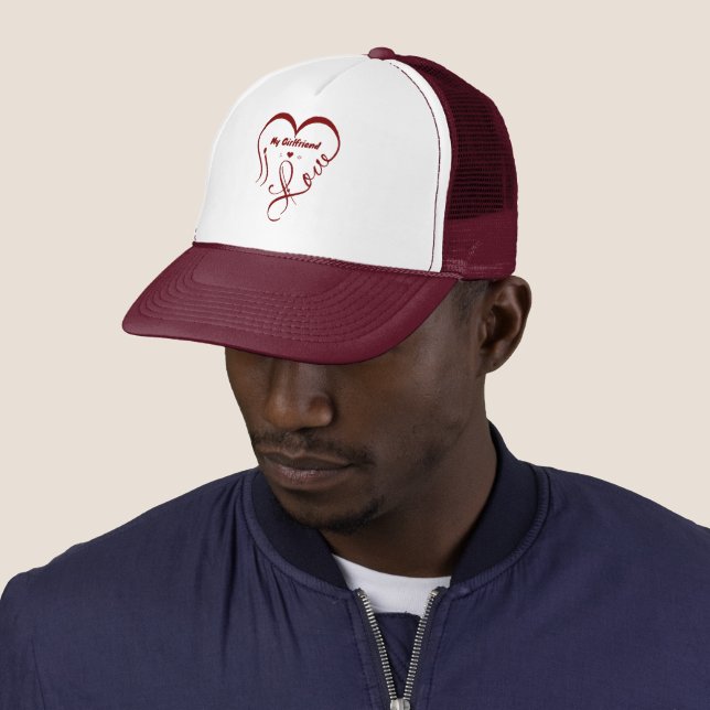 I Love My Girlfriend - I ♥ Us Trucker Hat (In Situ)