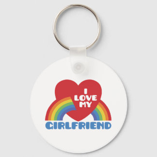 I Love My Girlfriend Keychain