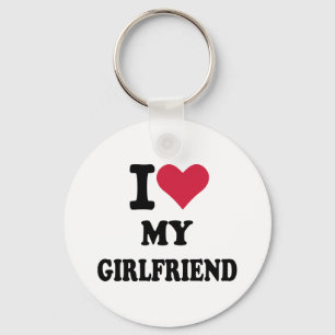 I love my girlfriend keychain