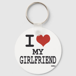 I love my girlfriend keychain
