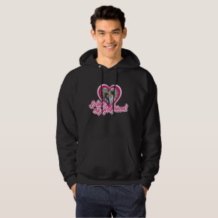 I Love My Girlfriend Personalized Custom Photo Hoodie