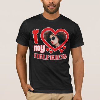I Love My Girlfriend Personalized T-Shirt
