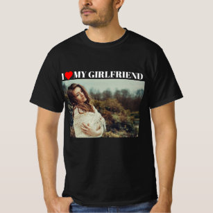 I Love My Girlfriend Personalized T-Shirt