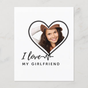 I LOVE MY GIRLFRIEND  Photo Gift Personalized 