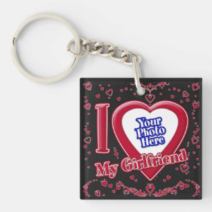 I Love My Girlfriend Photo Rouge Noir