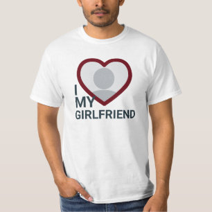I Love My Girlfriend Photo T-Shirt