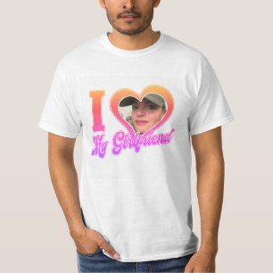 I Love My Girlfriend Rainbow Personalized Shirt