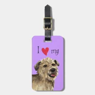I Love my Glen of Imaal Terrier Luggage Tag
