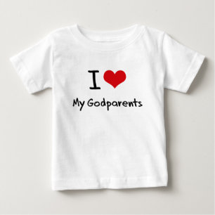 I Love My Godparents Baby T-Shirt