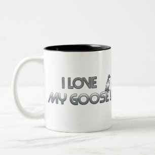 I love my goose Two-Tone coffee mug